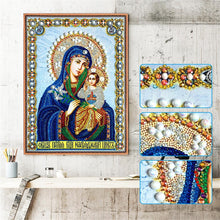 Load image into Gallery viewer, Crystal Rhinestone Diamond Painting Kit | Religious Figures
