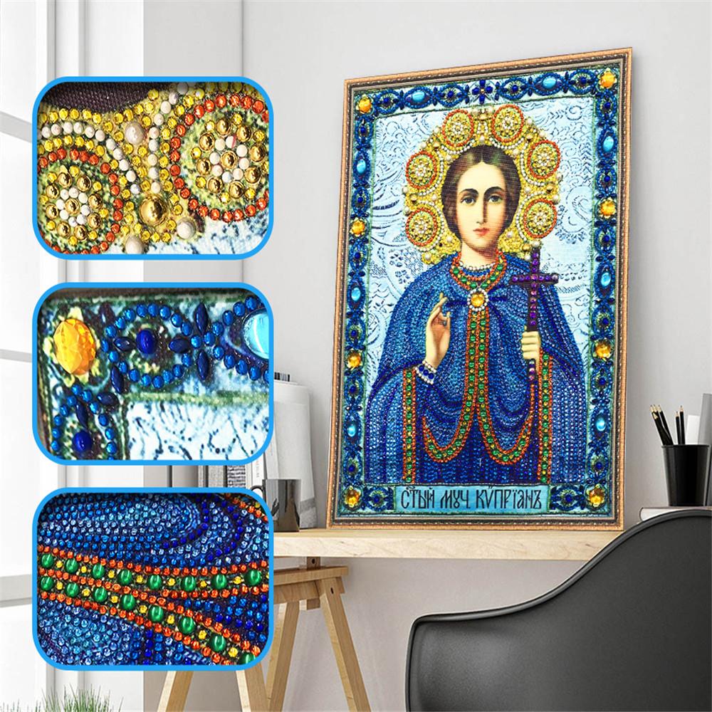 Crystal Rhinestone Diamond Painting Kit | Religious Leaders