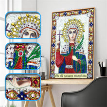 Load image into Gallery viewer, Crystal Rhinestone Diamond Painting Kit | Religious Leaders
