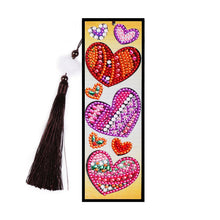 Load image into Gallery viewer, DIY Diamond Painting Bookmark | Heart
