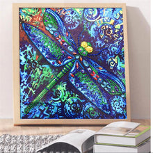 Load image into Gallery viewer, Crystal Rhinestone Diamond Painting Kit | Dragonfly
