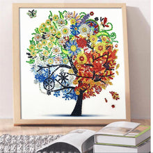 Load image into Gallery viewer, Crystal Rhinestone Diamond Painting Kit | Season Tree
