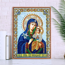 Load image into Gallery viewer, Crystal Rhinestone Diamond Painting Kit | Religious Figures
