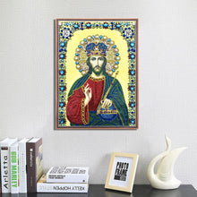 Load image into Gallery viewer, Crystal Rhinestone Diamond Painting Kit | Religious Leaders
