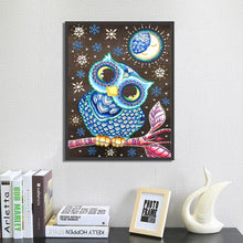Load image into Gallery viewer, Crystal Rhinestone Diamond Painting Kit | Cartoon Animal Owl
