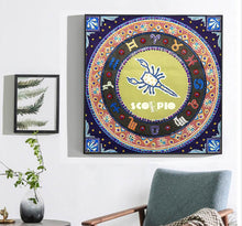 Load image into Gallery viewer, Crystal Rhinestone Diamond Painting Kit | Compass Scorpio
