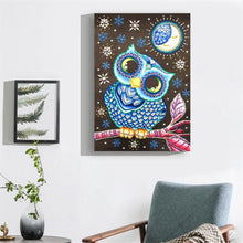Load image into Gallery viewer, Crystal Rhinestone Diamond Painting Kit | Cartoon Animal Owl
