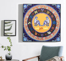 Load image into Gallery viewer, Crystal Rhinestone Diamond Painting Kit | Compass Gemini

