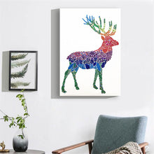 Load image into Gallery viewer, Crystal Rhinestone Diamond Painting Kit | Animal Color Deer
