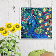 Load image into Gallery viewer, Crystal Rhinestone Diamond Painting Kit | Animal Peacock
