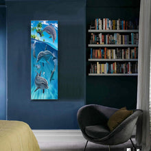 Load image into Gallery viewer, Full Diamond Painting kit | Dolphins
