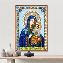 Load image into Gallery viewer, Crystal Rhinestone Diamond Painting Kit | Religious Figures
