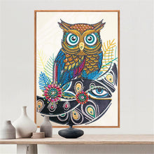Load image into Gallery viewer, Crystal Rhinestone Diamond Painting Kit | Animal Owl
