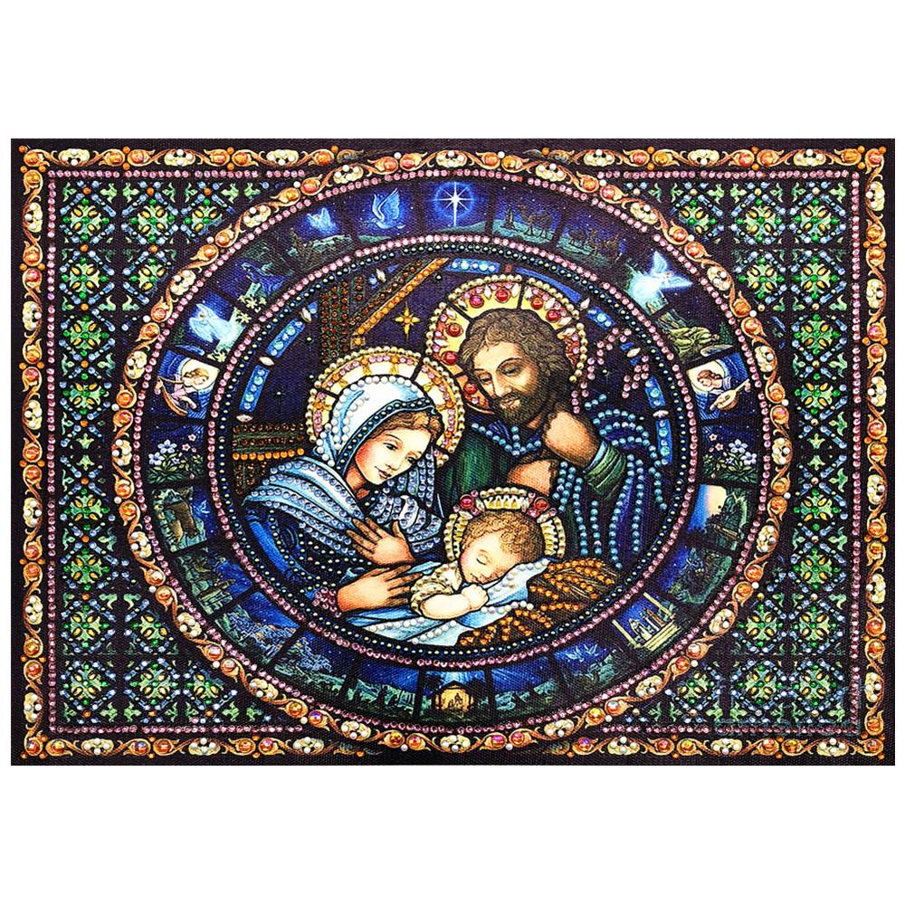 Crystal Rhinestone Diamond Painting Kit | Religious Family