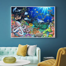 Load image into Gallery viewer, Full Diamond Painting kit | The underwater world
