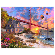 Load image into Gallery viewer, Full Diamond Painting kit | Jumbo Golden Gate Bridge, San Francisco
