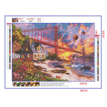Load image into Gallery viewer, Full Diamond Painting kit | Jumbo Golden Gate Bridge, San Francisco

