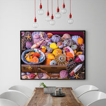 Load image into Gallery viewer, Full Diamond Painting kit | Beautiful shells
