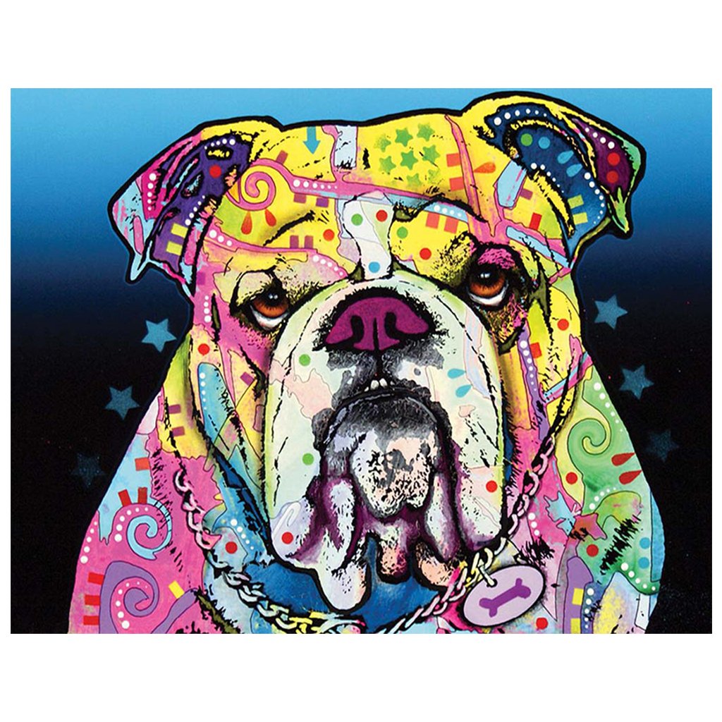 Full Diamond Painting kit | Watercolor pug