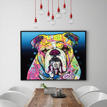 Load image into Gallery viewer, Full Diamond Painting kit | Watercolor pug
