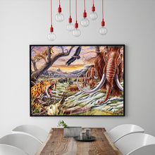 Load image into Gallery viewer, Full Diamond Painting kit | Cheetah, Mammoth, Rhino and Eagle
