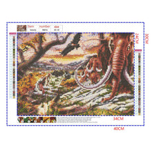 Load image into Gallery viewer, Full Diamond Painting kit | Cheetah, Mammoth, Rhino and Eagle
