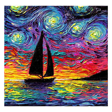 Load image into Gallery viewer, Full Diamond Painting kit | The brilliant &quot;Starry Night&quot;

