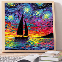 Load image into Gallery viewer, Full Diamond Painting kit | The brilliant &quot;Starry Night&quot;
