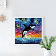 Load image into Gallery viewer, Full Diamond Painting kit | Killer Whale Jumping
