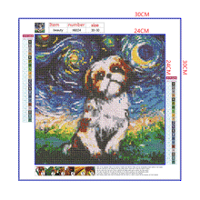 Load image into Gallery viewer, Full Diamond Painting kit | Cute Shih Tzu
