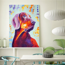 Load image into Gallery viewer, Full Diamond Painting kit | Colorful Dog
