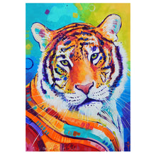 Load image into Gallery viewer, Full Diamond Painting kit | Watercolor tiger
