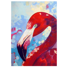 Load image into Gallery viewer, Full Diamond Painting kit | Watercolor flamingo
