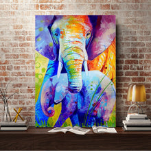 Load image into Gallery viewer, Full Diamond Painting kit | Elephant mother and child
