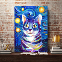 Load image into Gallery viewer, Full Diamond Painting kit | Animal cat
