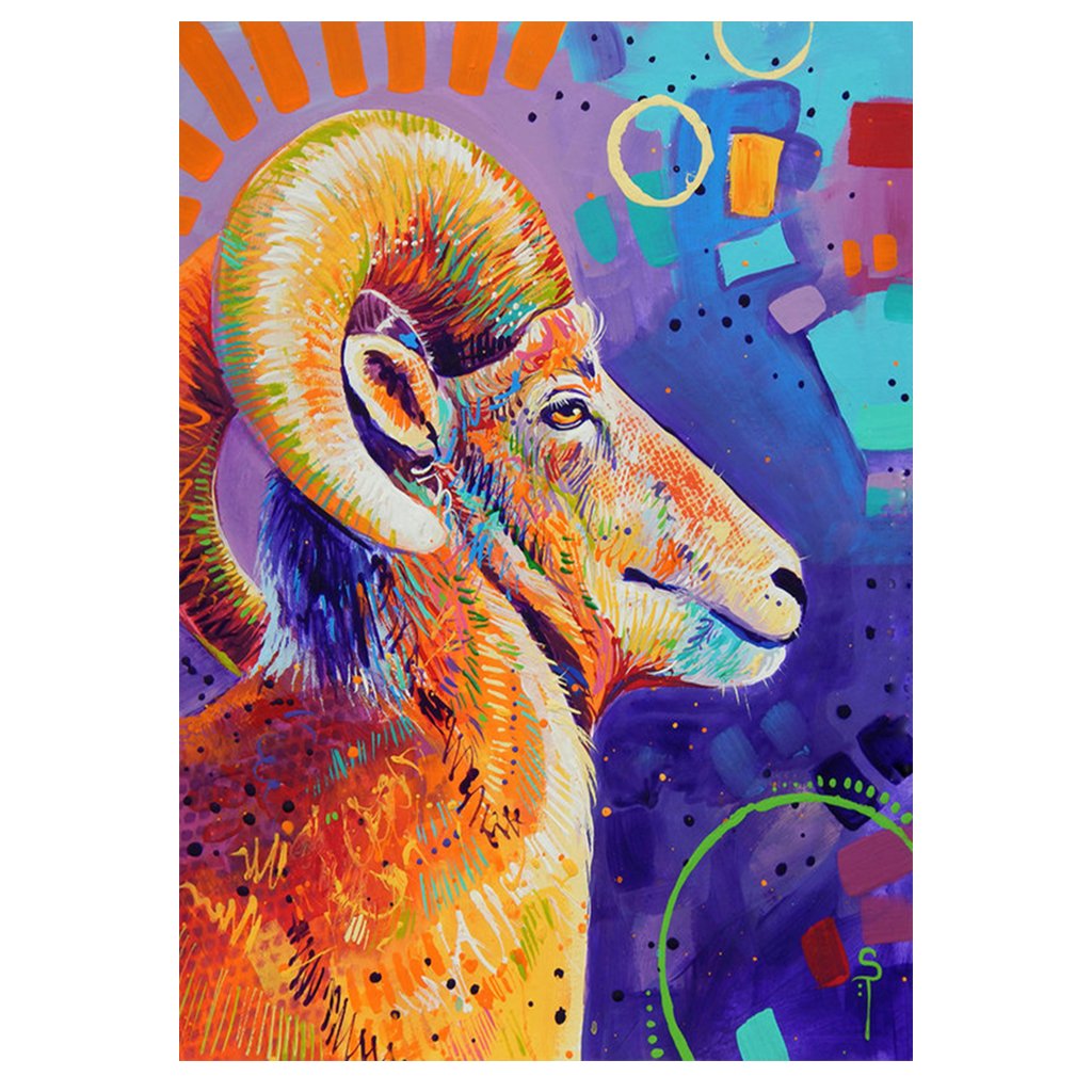 Full Diamond Painting kit | Animal Bighorn sheep