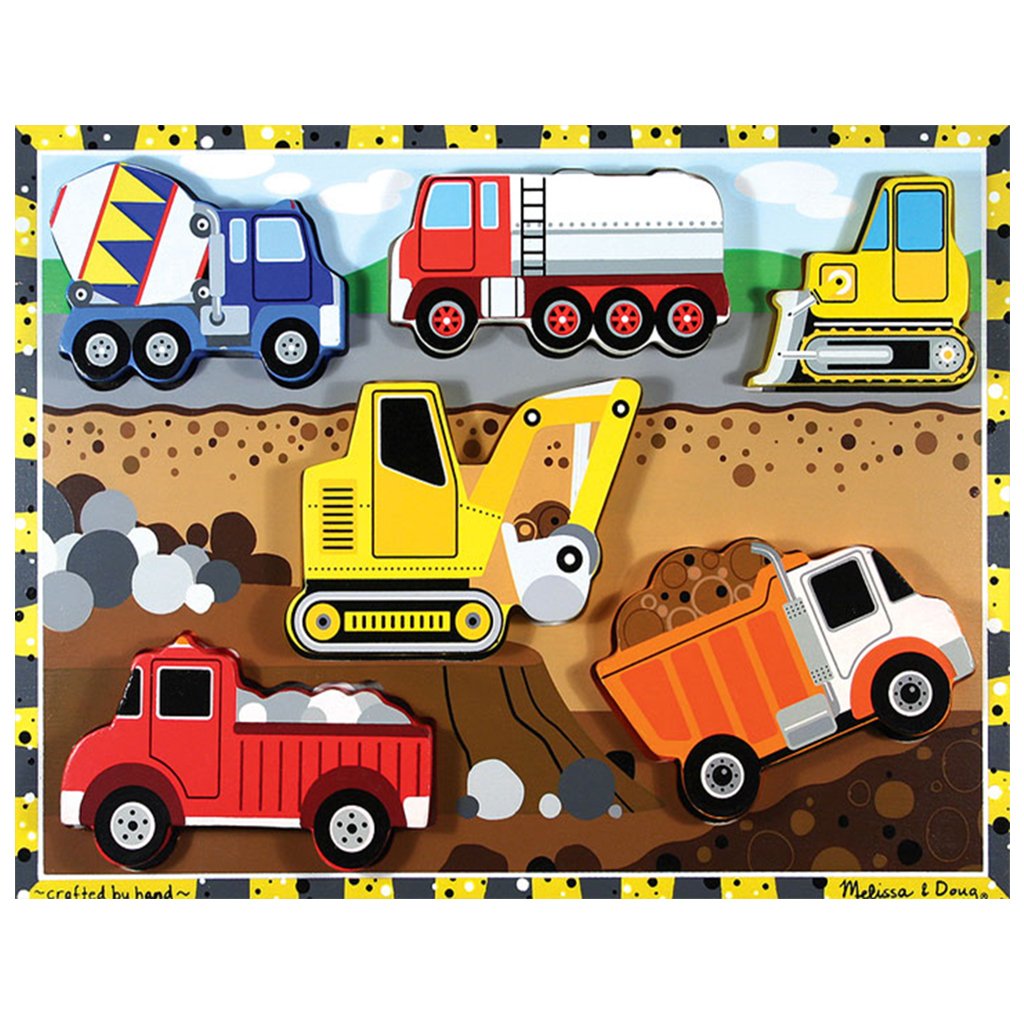 Full Diamond Painting kit | Road-building trucks and excavators