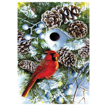 Load image into Gallery viewer, Full Diamond Painting kit | Cardinal&#39;s Nest
