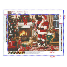 Load image into Gallery viewer, Full Diamond Painting kit | Santa Claus preparing gifts
