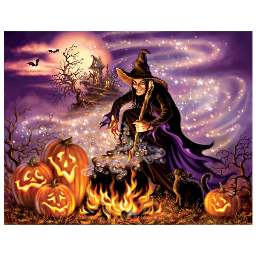 Full Diamond Painting kit | Witch making medicine