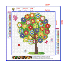Load image into Gallery viewer, Full Diamond Painting kit | Flower tree
