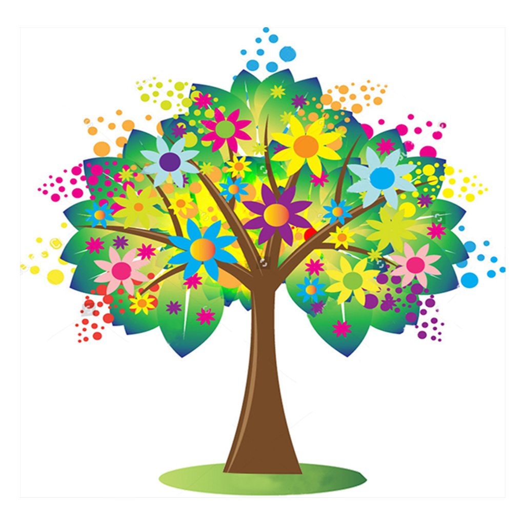 Full Diamond Painting kit | Flower tree