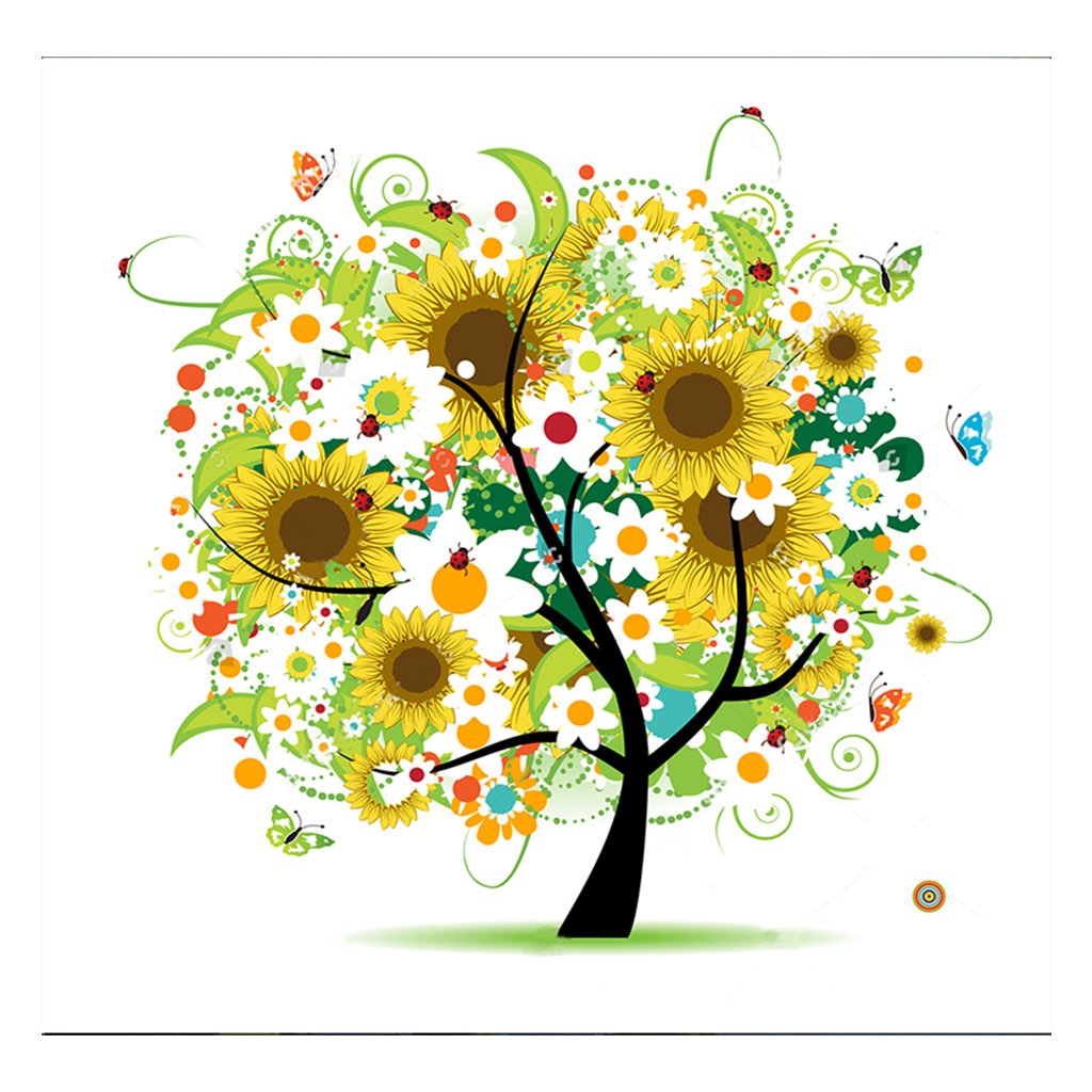 Full Diamond Painting kit | Sunflower tree
