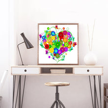 Load image into Gallery viewer, Full Diamond Painting kit | Flower heart
