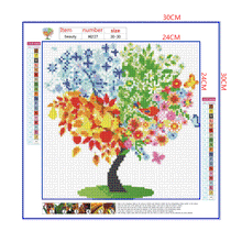 Load image into Gallery viewer, Full Diamond Painting kit | Four Seasons Tree
