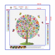Load image into Gallery viewer, Full Diamond Painting kit | Flower tree
