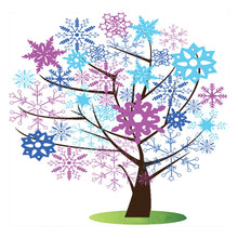 Load image into Gallery viewer, Full Diamond Painting kit | Snowflake tree
