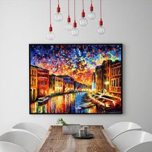 Load image into Gallery viewer, Full Diamond Painting kit | Port in the night
