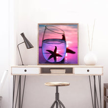 Load image into Gallery viewer, Full Diamond Painting kit | The reflection of the starfish in the glass
