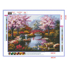 Load image into Gallery viewer, Full Diamond Painting kit | Beautiful view of spring garden
